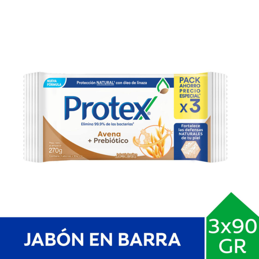 PROTEX JAB AVENA 90 GR X 3