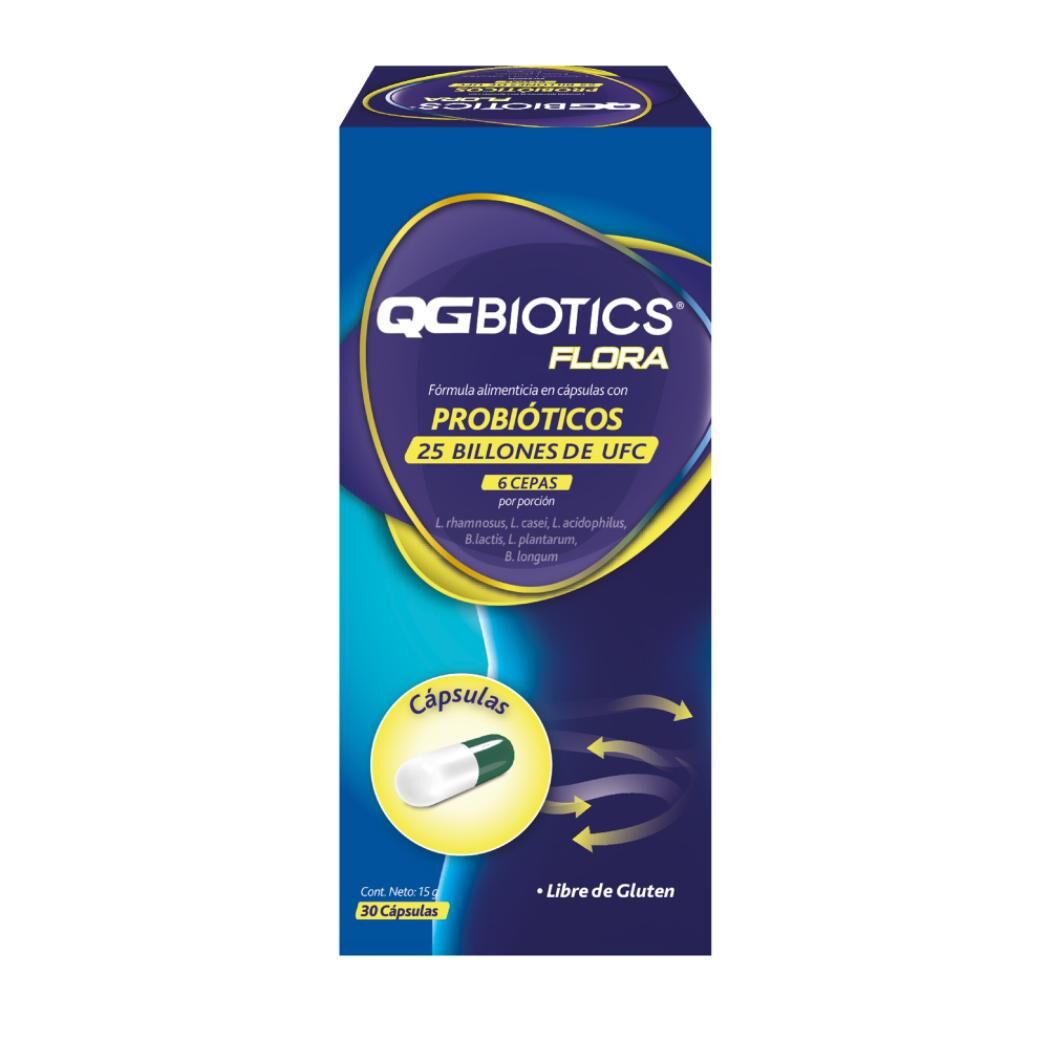 QG BIOTICS FLORA CAP X 30 UND