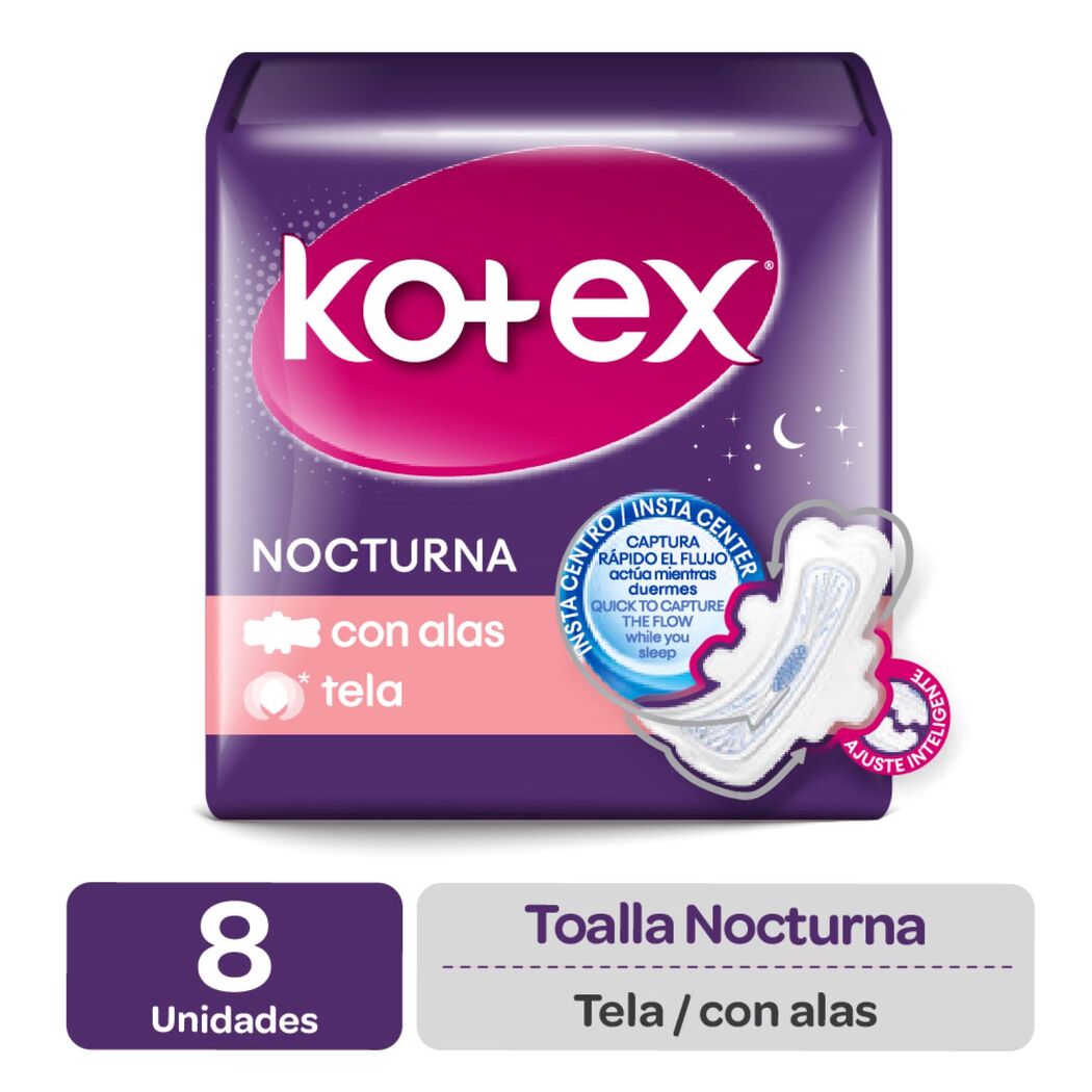 KOTEX NORMAL TELA C/A TOA X 8