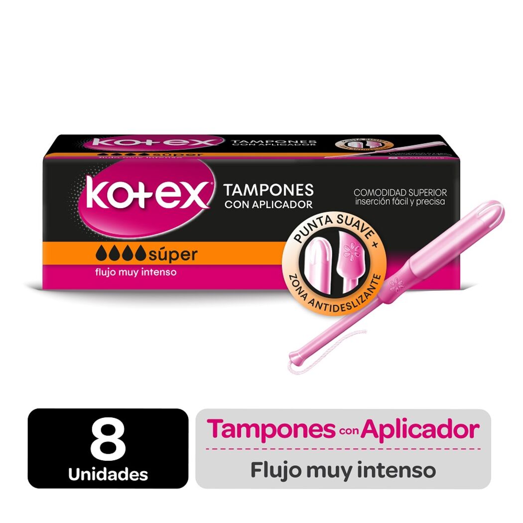 KOTEX TAMPON CON APLICADOR...