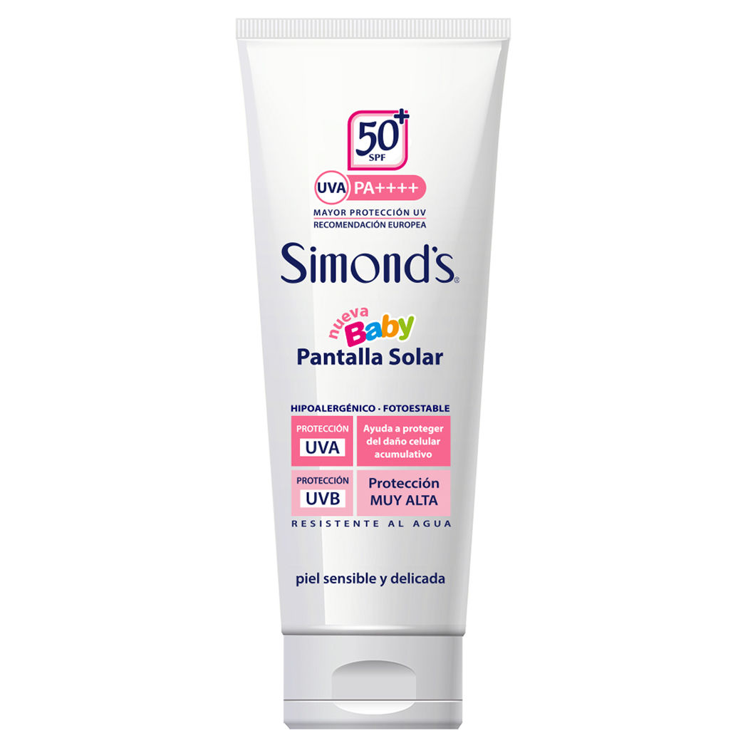 SIMONDS FPS 50 SOLAR BABY PANTALLA POMO X 200 ML