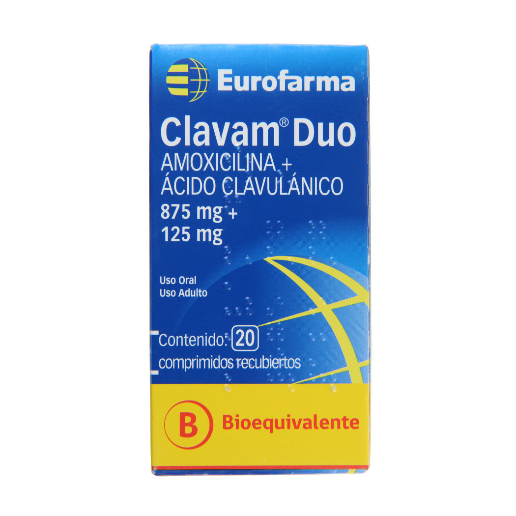 CLAVAM DUO  875/125 MG X 20...