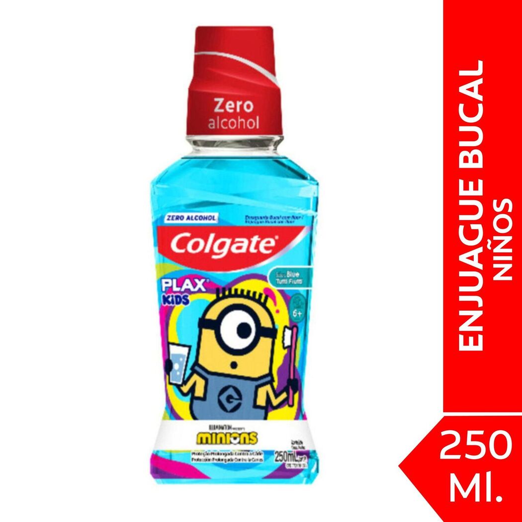 COLGATE PLAX KIDS MINIONS X 250 ML