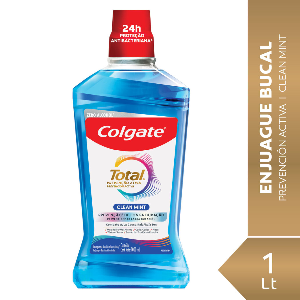 COLGATE ENJ BUCAL TOTAL12 CLEAN MINT X 1000 ML