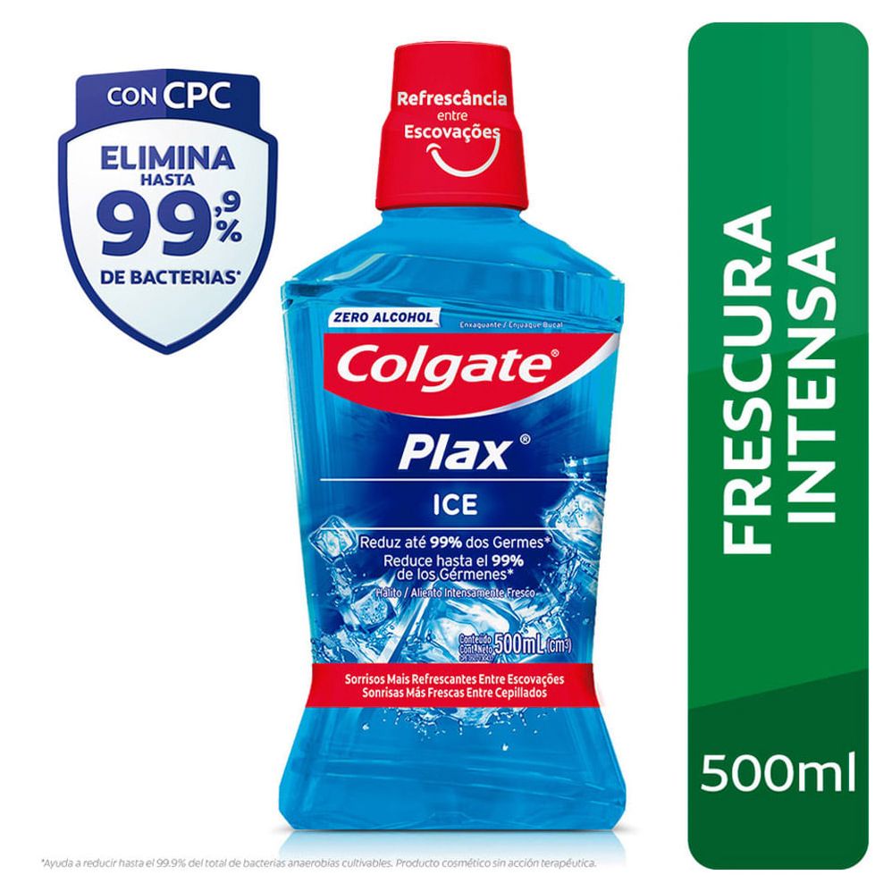 COLGATE PLAX ICE X 500 ML