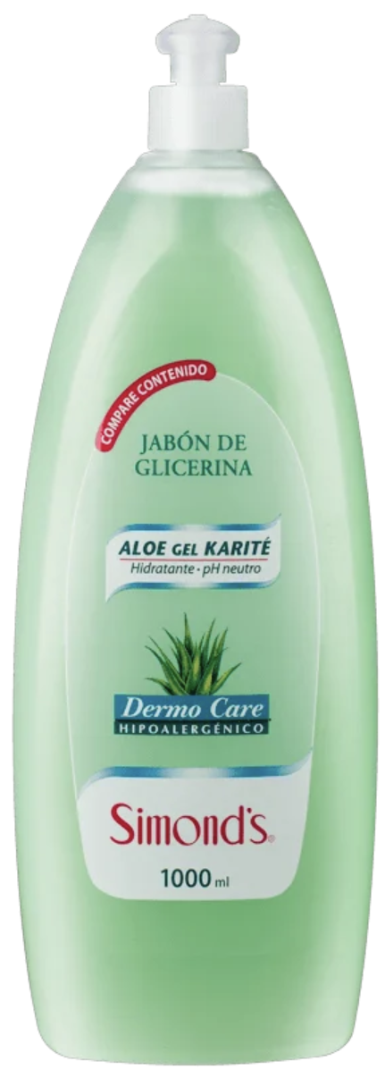 SIMONDS JAB LIQ DERMO ALOE VERA X 1000 ML