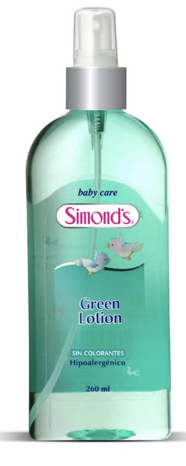 SIMONDS HIPOALERGENICA GREEN LOTION X 260 ML