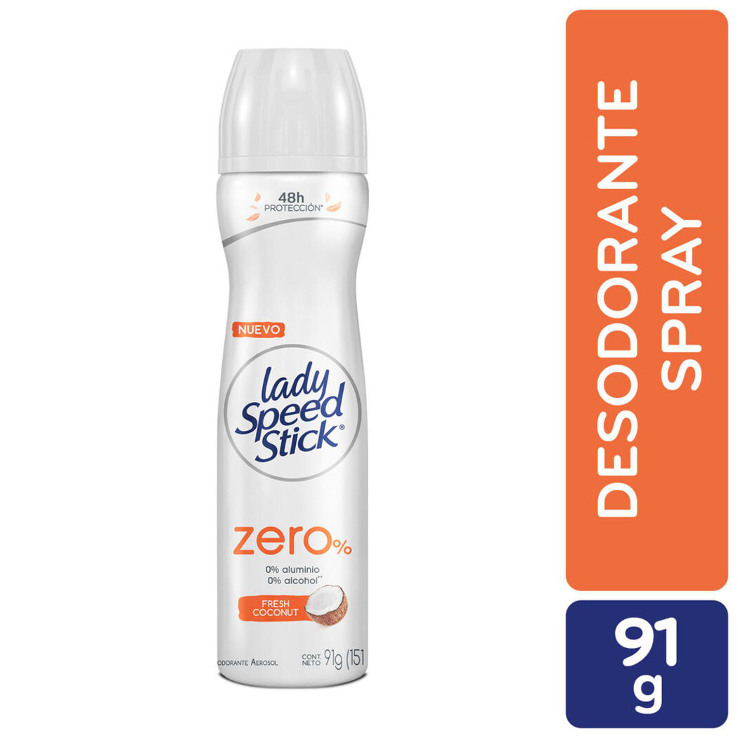 LADY SPEED STICK DESODORANTE SPRAY NAT COCONUT DAMA 151 ML