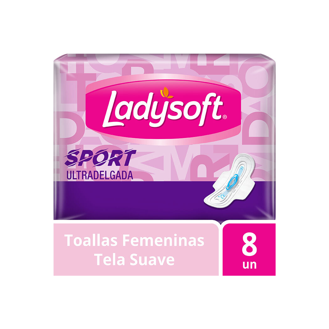 LADYSOFT ULTRA DELGADA SUAV C/A TOA X 8