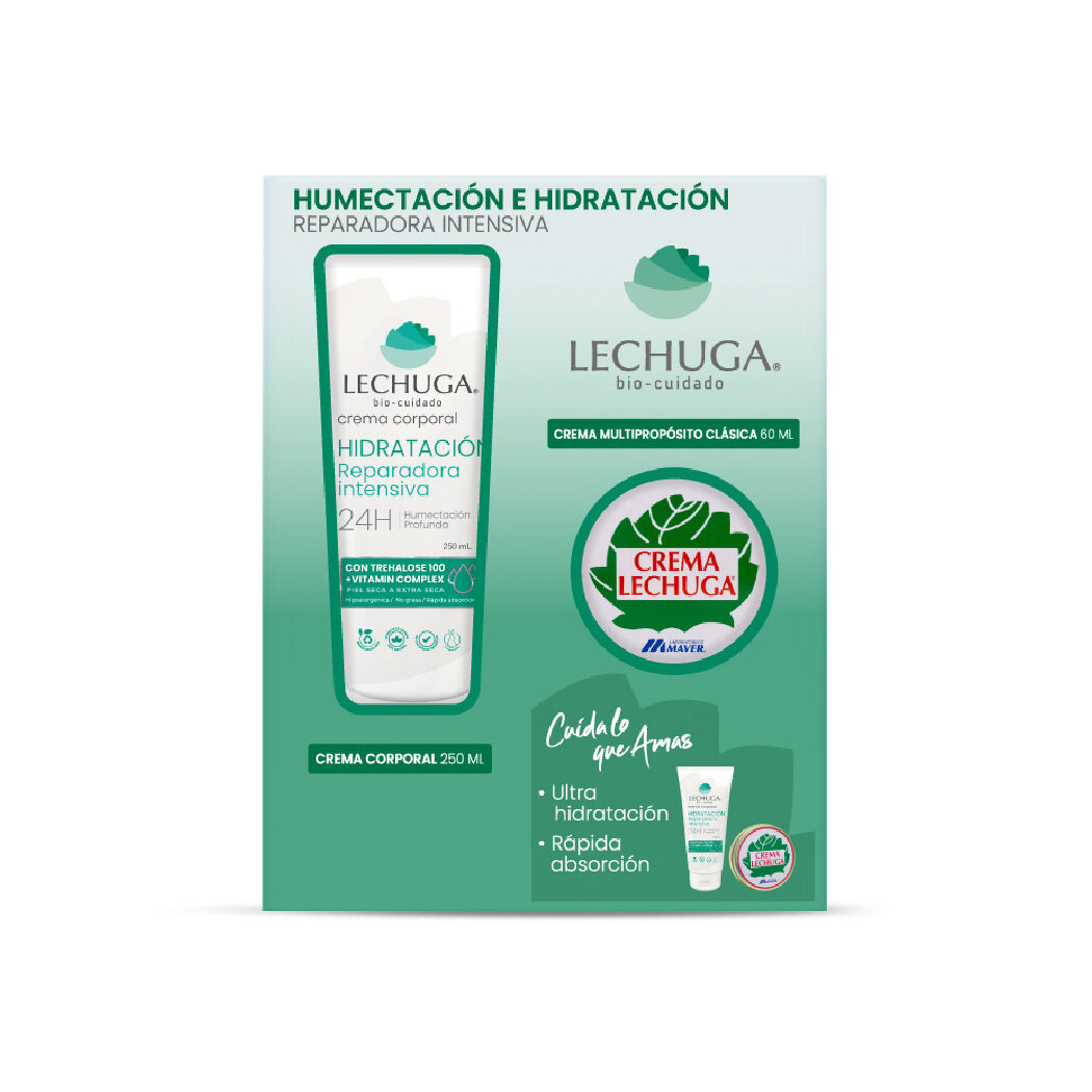 LECHUGA CREMA X 150 ML + CREMA X 60 ML