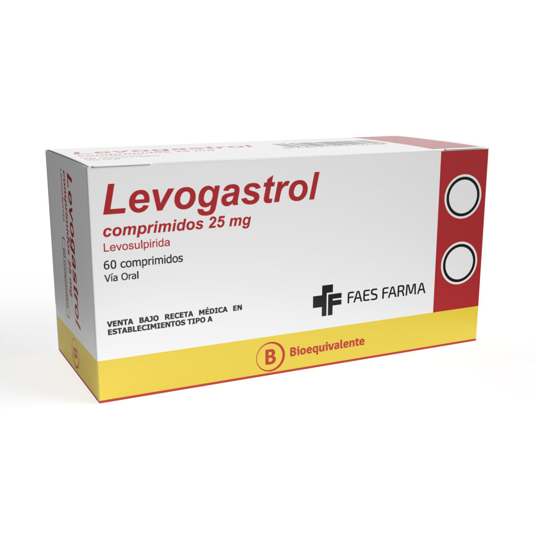 LEVOGASTROL COM 25 MG X 60