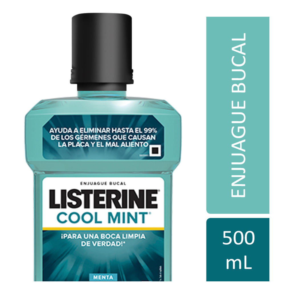 LISTERINE COOL MINT ZERO ENJ X 500 ML