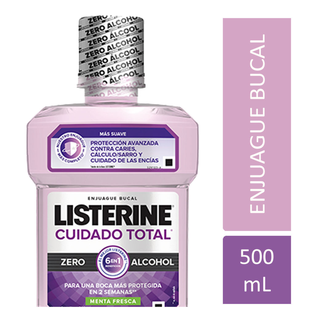 LISTERINE CUIDADO TOTAL X 500 ML