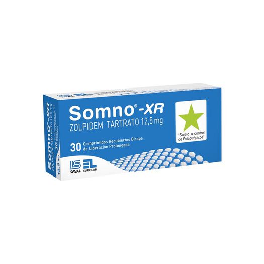 SOMNO XR COM 12,5 MG X 30