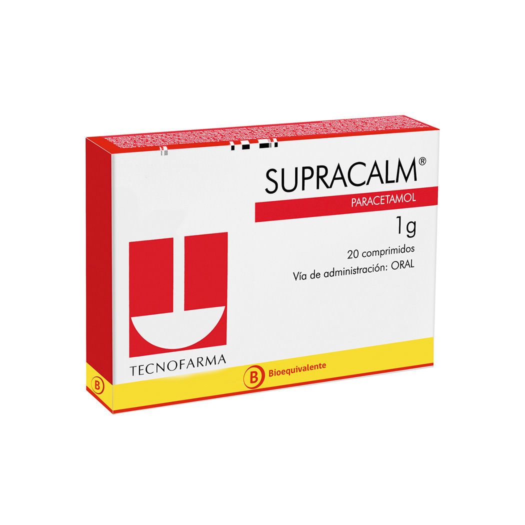 SUPRACALM 1 GR X 20 COMPRIMIDOS (BE)