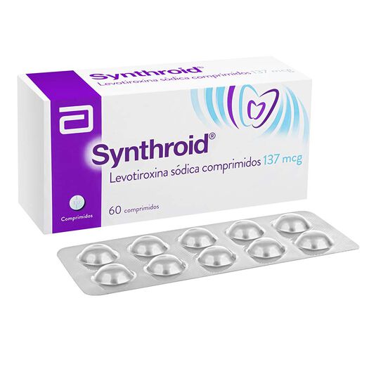 SYNTHROID 137 MCG X 60 COMPRIMIDOS