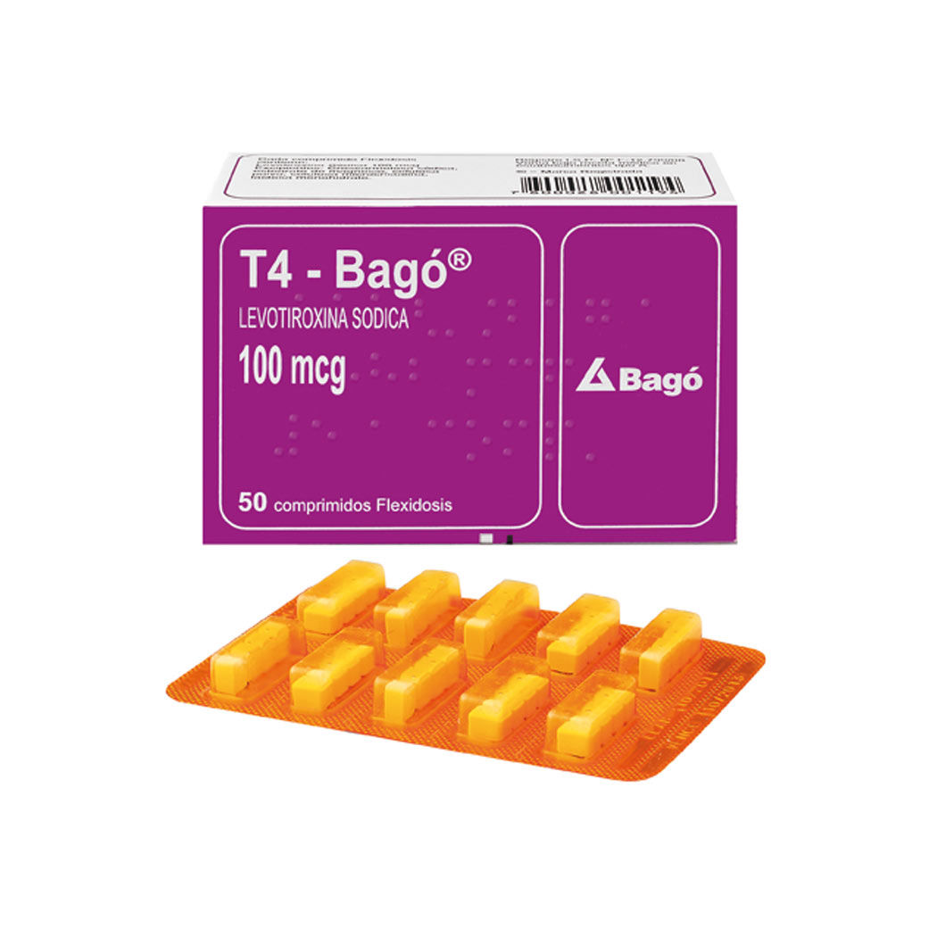 T4 100 MCG X 50 COMPRIMIDOS