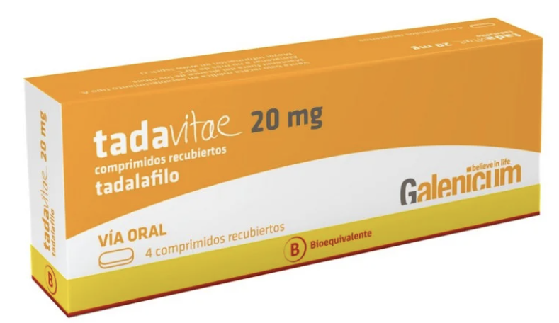 TADAVITAE 20 MG X 4 COMPRIMIDOS