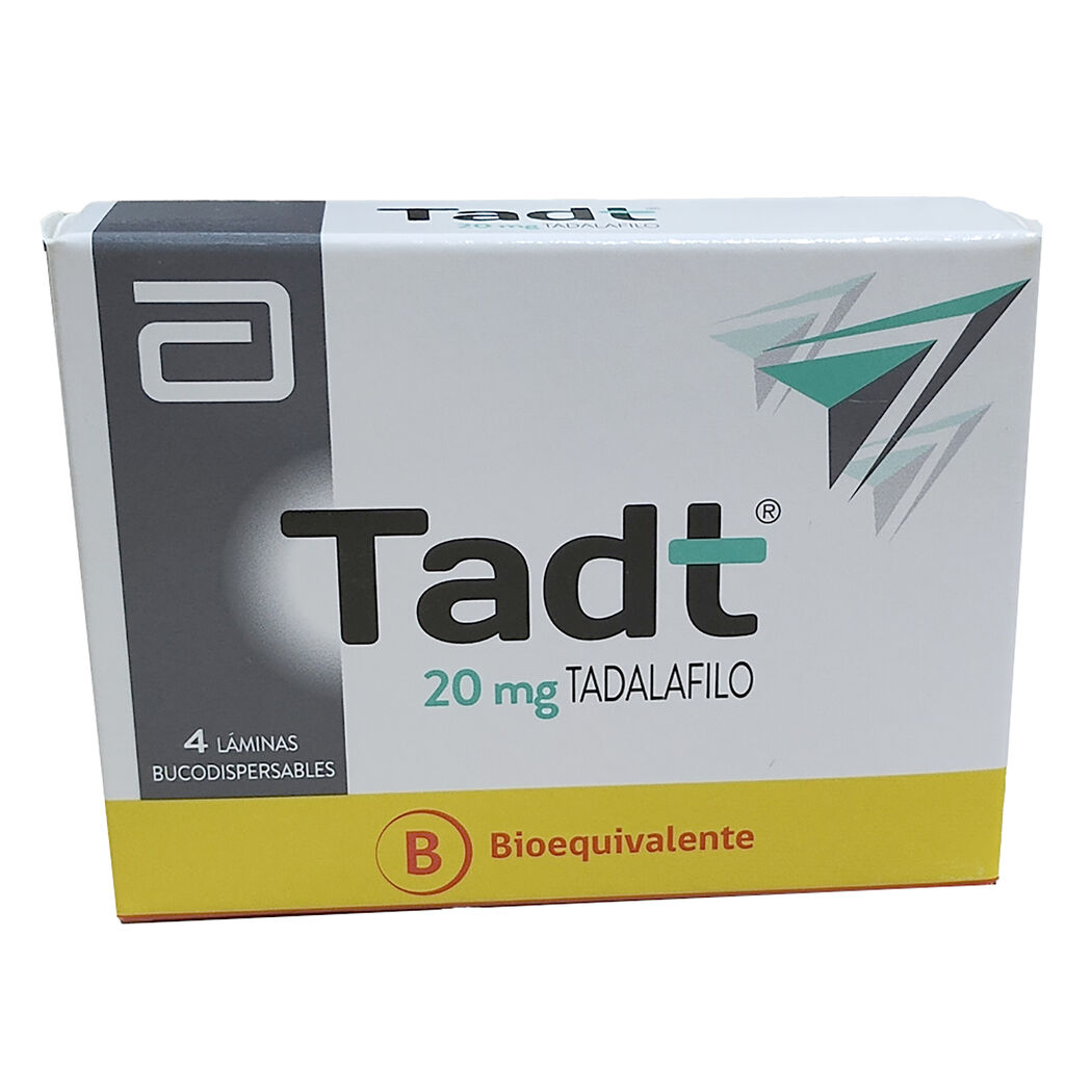 TADT LAMINA 20 MG X 4 (BE)