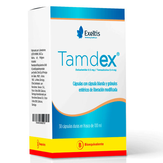 TAMDEX  0,5MG/0,4MG X 30 CAPSULAS