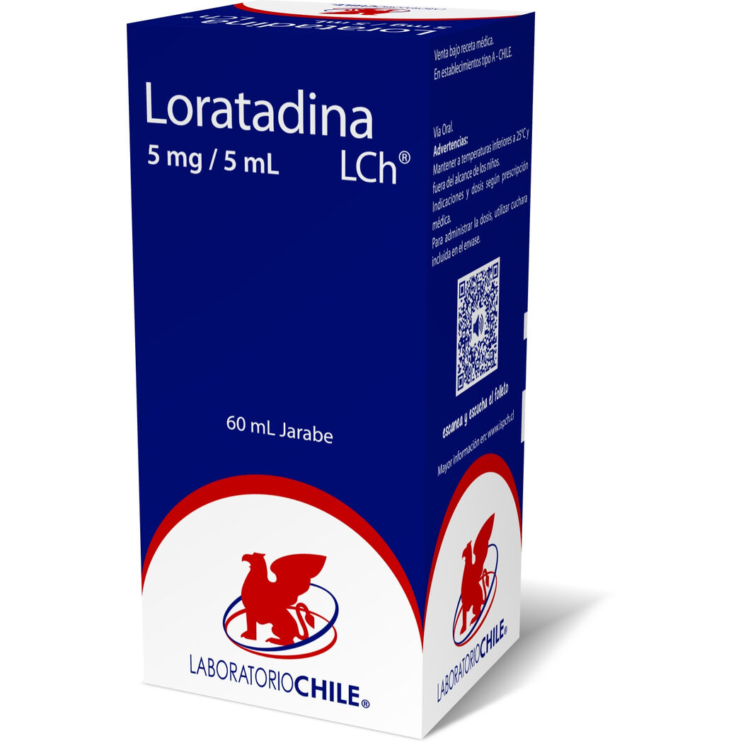 LORATADINA JBE 5 MG / 5 ML X 60 ML CHILE
