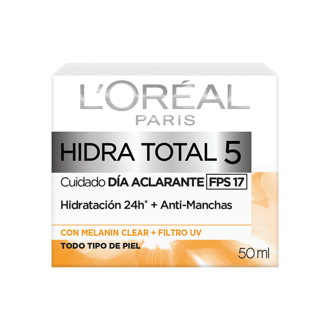 LOREAL CREMA HIDRATANTE ANTIMANCHAS TOTAL5 X 50 ML