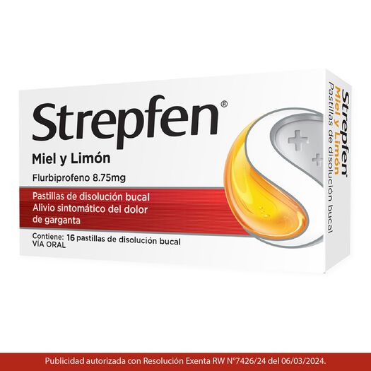 STREPFEN MIEL Y LIMON  X 16...