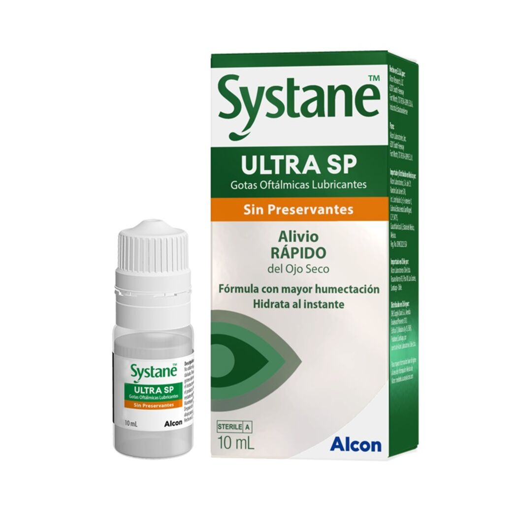 SYSTANE ULTRA SIN PRESERVANTE GOTAS X 10 ML