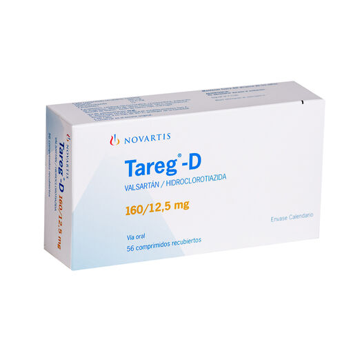 TAREG-D COM 160/12,5 MG X 56