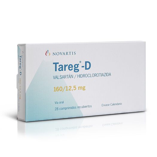 TAREG-D  160/12,5 MG X 28 COMPRIMIDOS