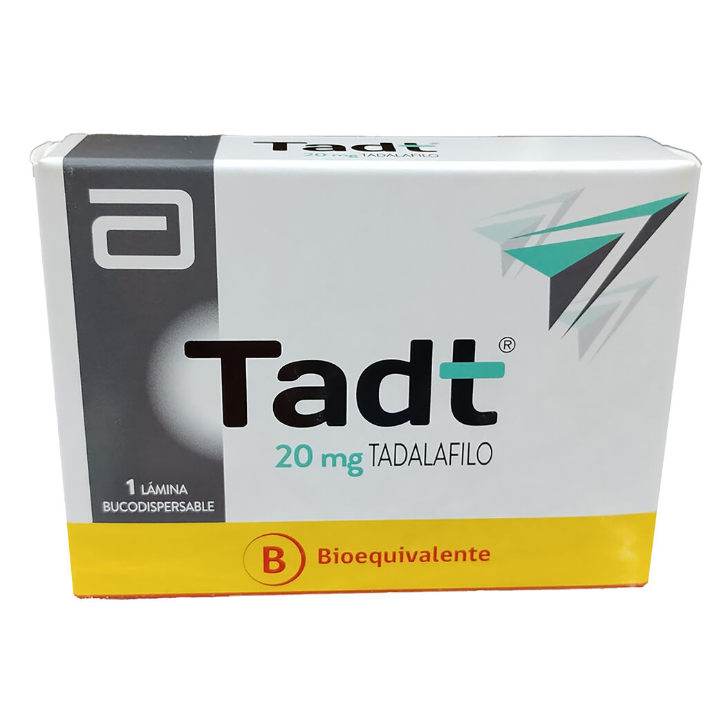Tadt Lamina 20 mg x 1 comprimido
