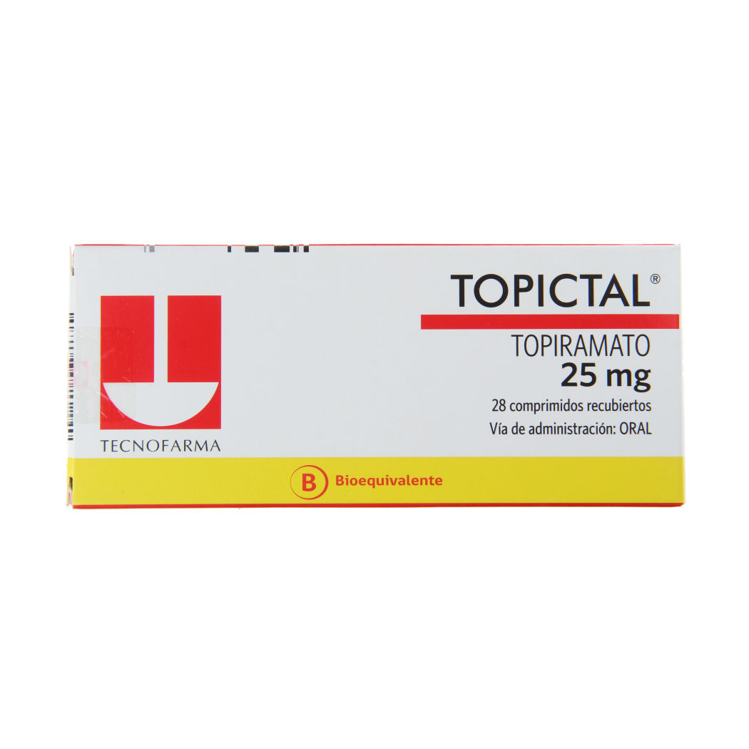TOPICTAL  25 MG X 28 COMPRIMIDOS