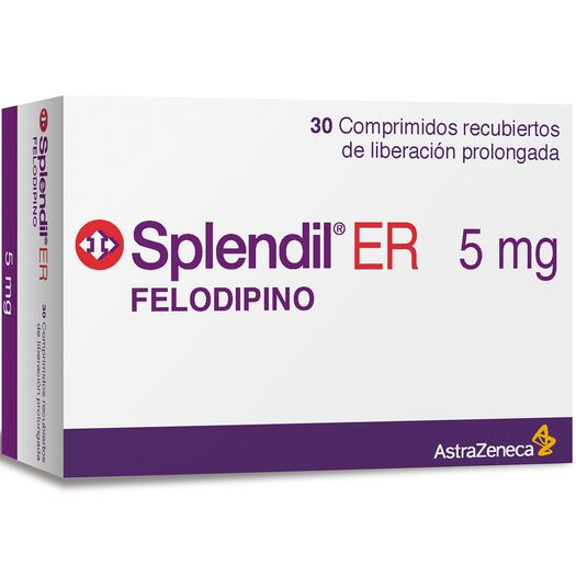 SPLENDIL ER COM 5 MG X 30