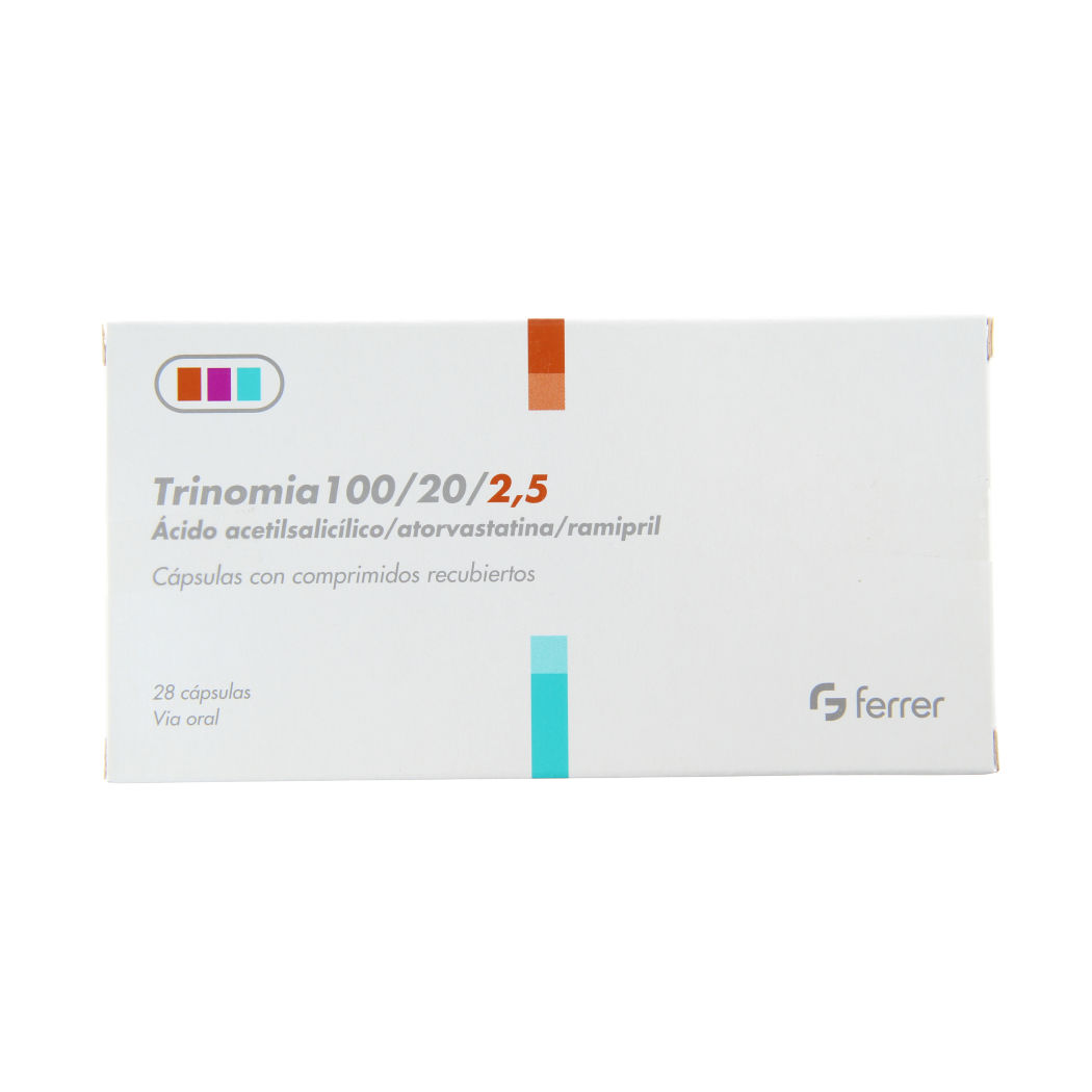TRINOMIA 100MG/20/2,5 X 28 COMPRIMIDOS