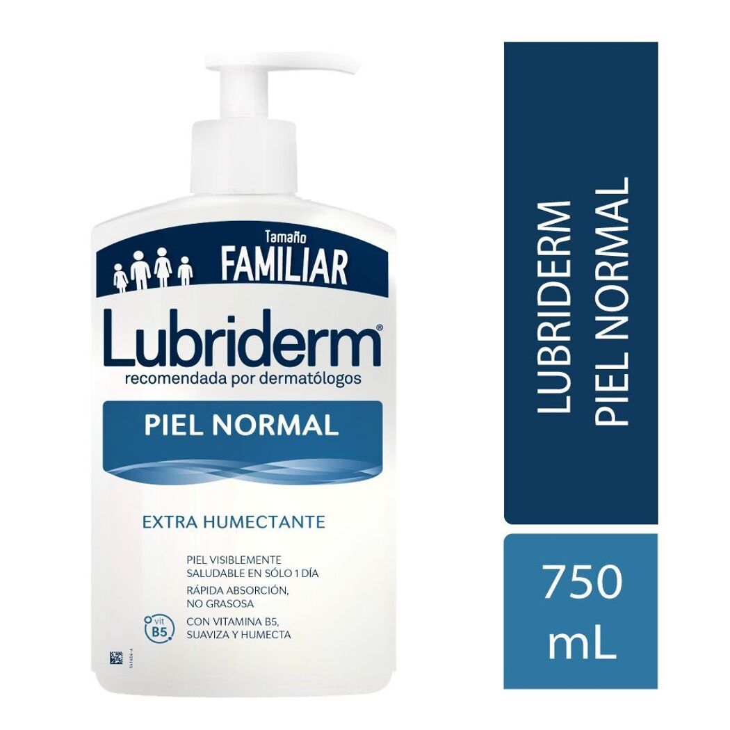 LUBRIDERM HUMECTACION DIARIA X 750 ML