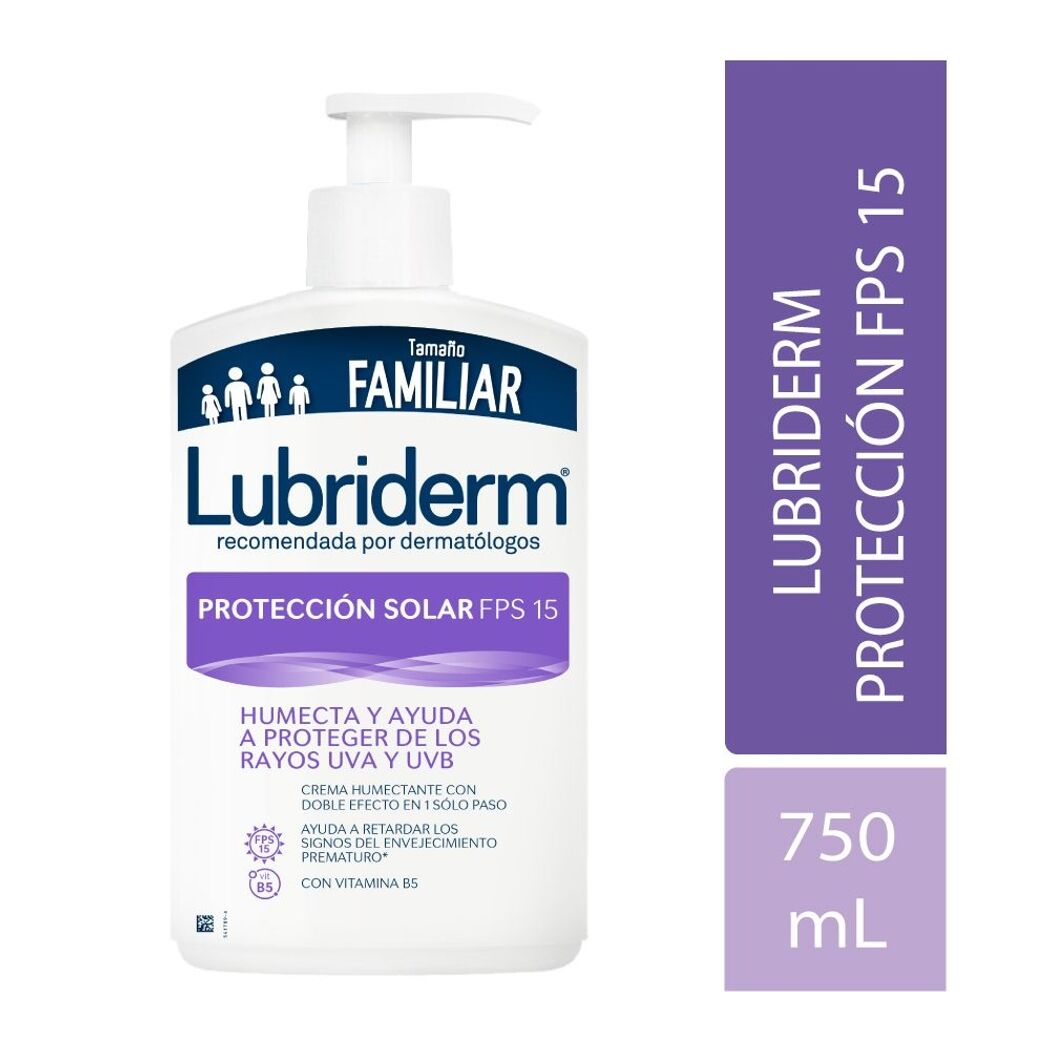 LUBRIDERM UV15 LOCION X 750 ML