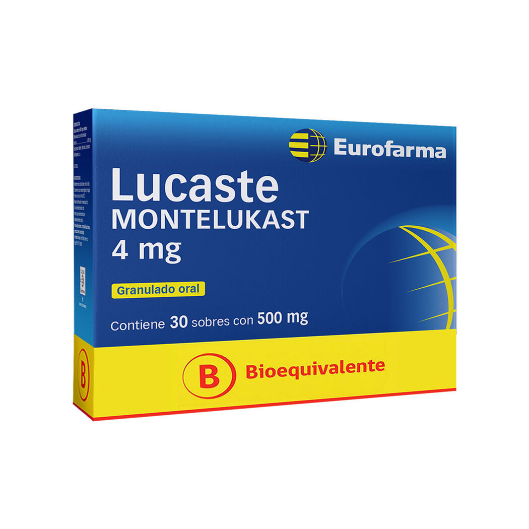Lucaste Granulado 4mg x 30 sobres
