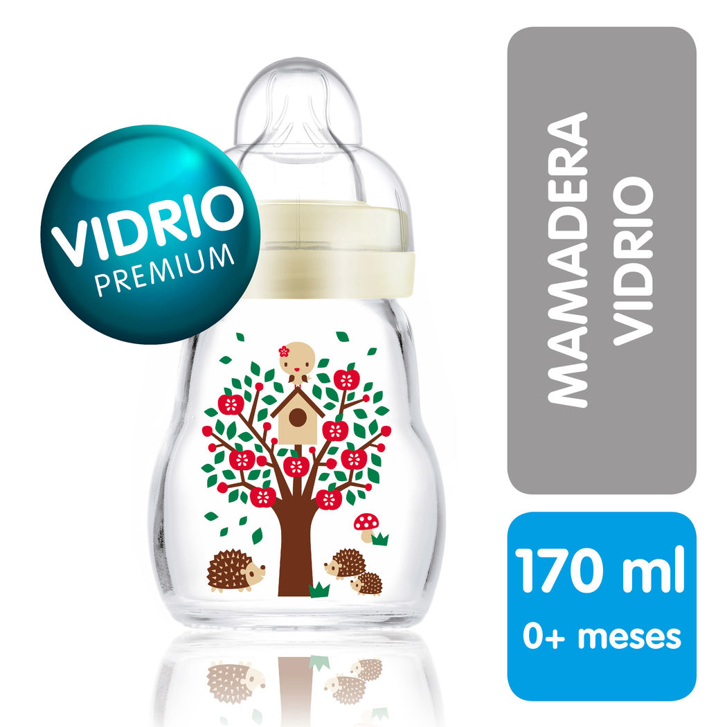 MAM MAMADERA VIDRIO 170 ML