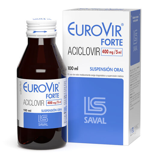 EUROVIR FTE SUS 400 MG X 100 ML