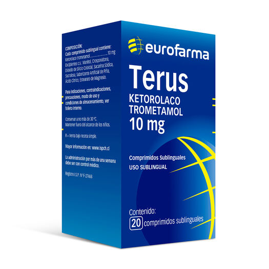 TERUS SUBLINGUAL COM 10 MG...