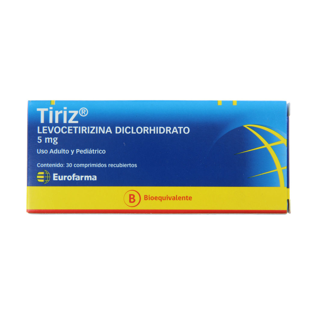 TIRIZ 5 MG X 30 COMPRIMIDOS