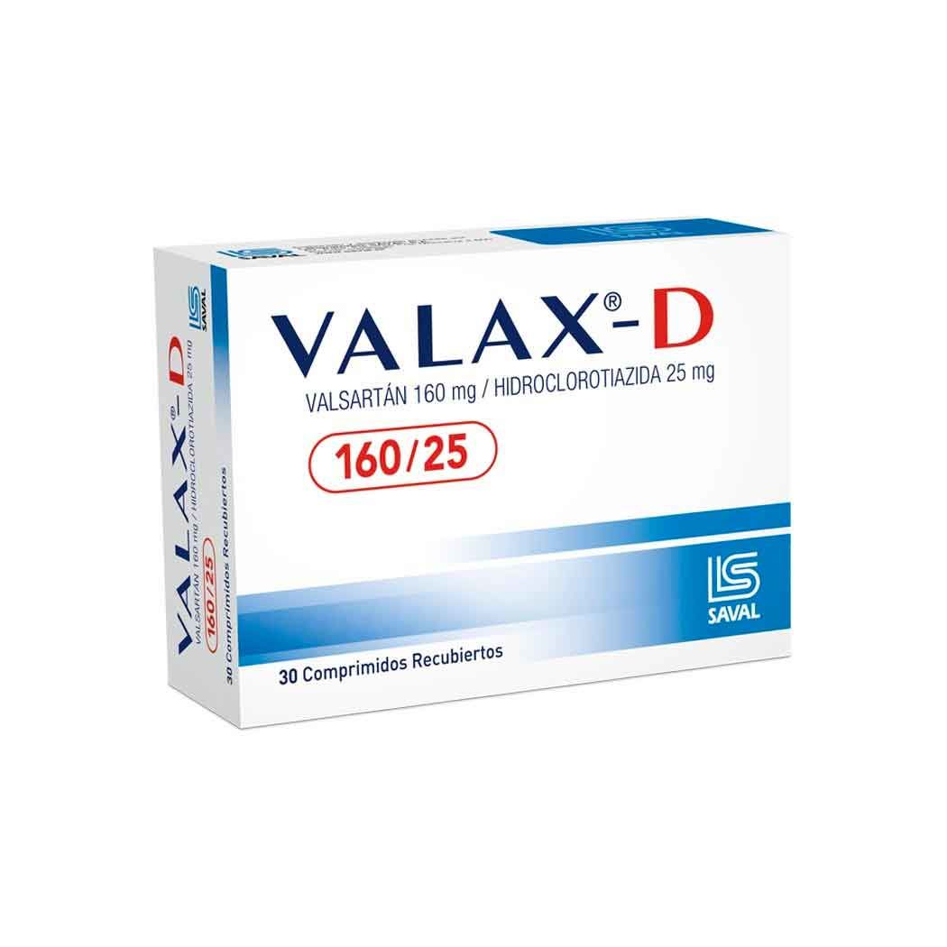 VALAX-D 160/25 X 30 COMPRIMIDOS