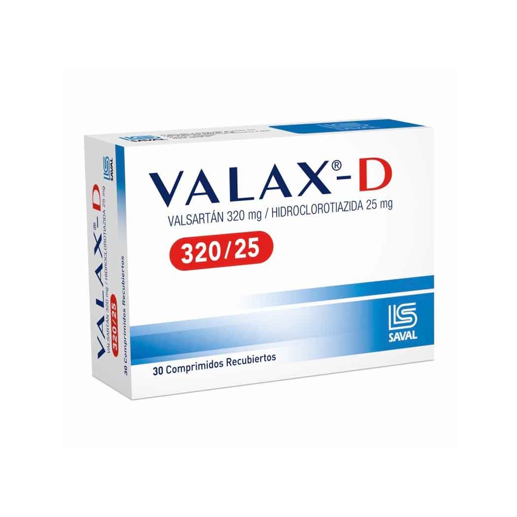 VALAX-D 320/25 MG X 30 COMPRIMIDOS