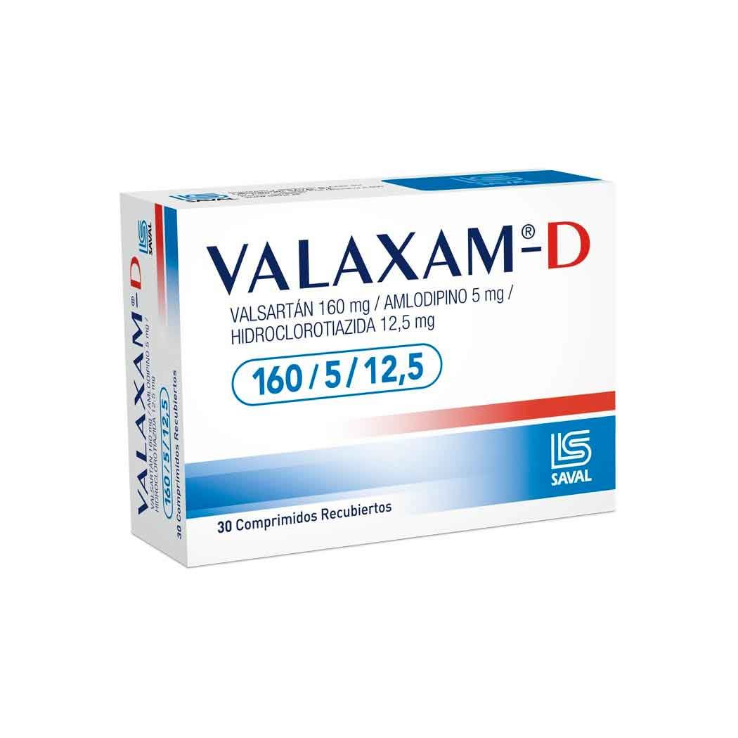 VALAXAM D 160/5/12,5 X 30 COMPRIMIDOS