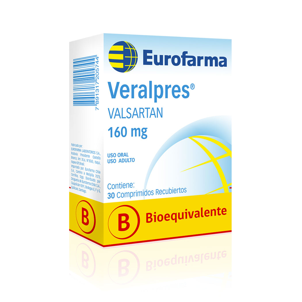 VERALPRES COM 160 MG X 30