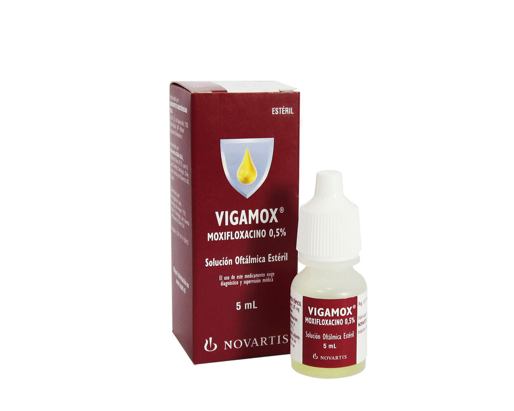 Vigamox 0, 5 % Solución Oftálmica x 5 ml