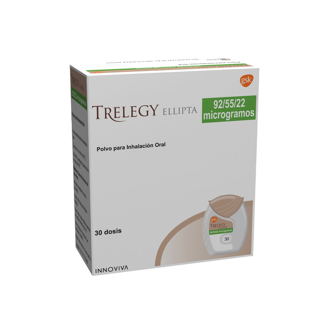 TRELEGY ELLIPTA 92/55/22 MGC X 30 DOSIS
