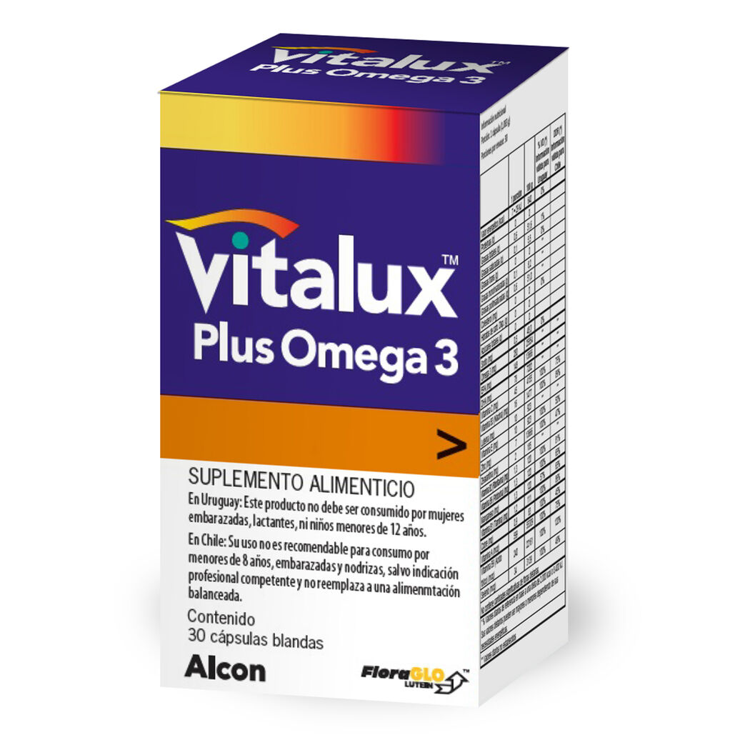 VITALUX PLUS OMEGA 3 CAP X 30