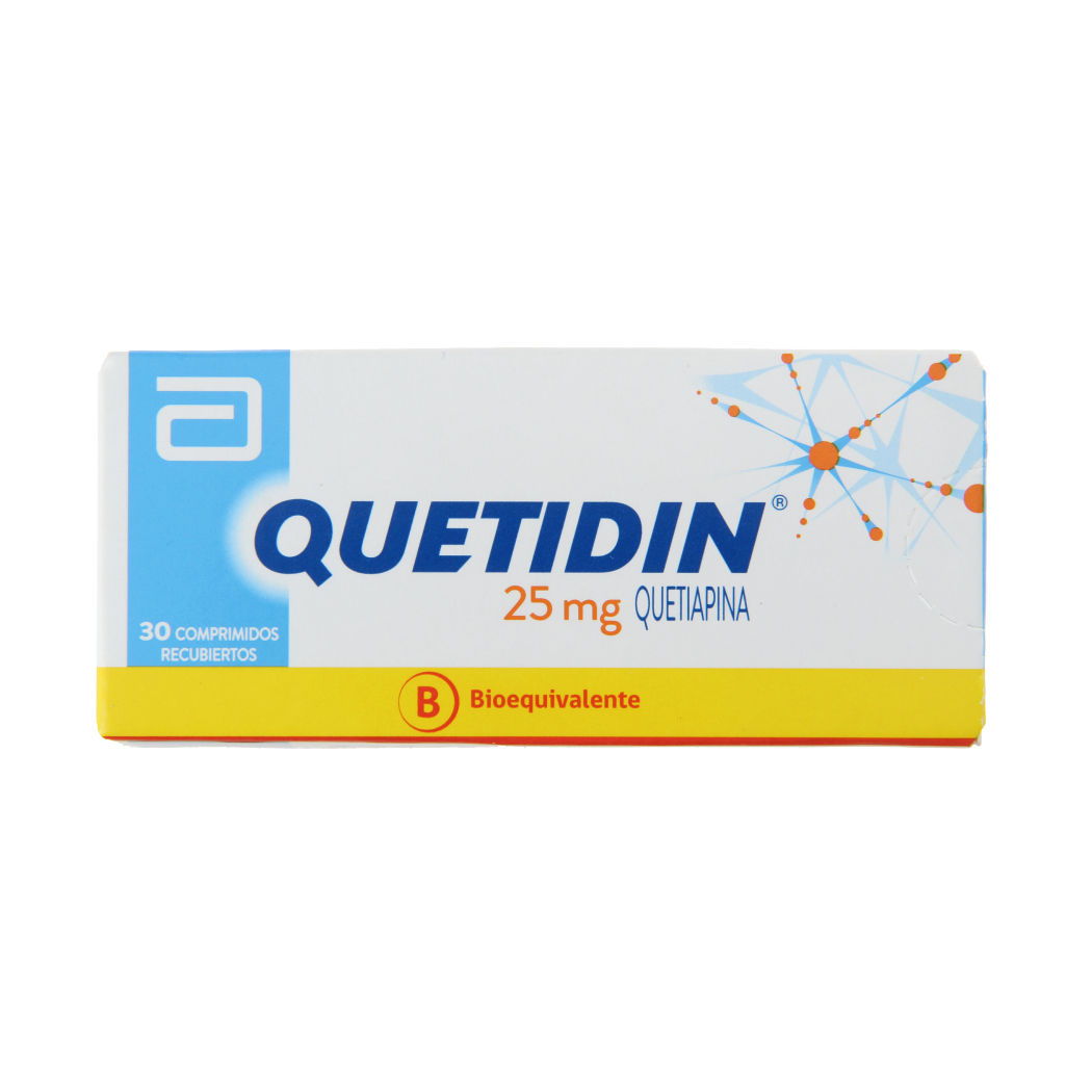 QUETIDIN COM 25 MG X 30