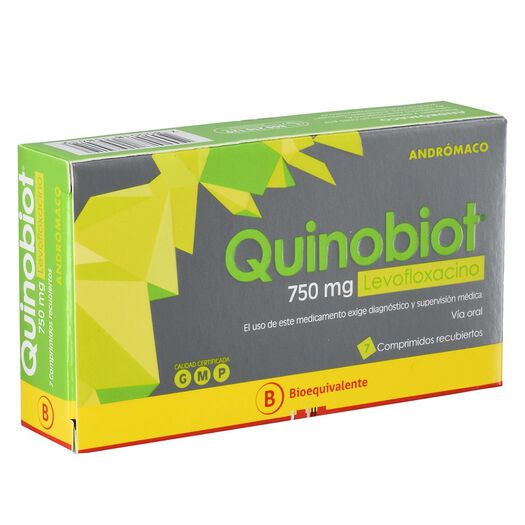 QUINOBIOT COM 750 MG X 7